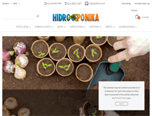 Tablet Screenshot of hidroponika.com